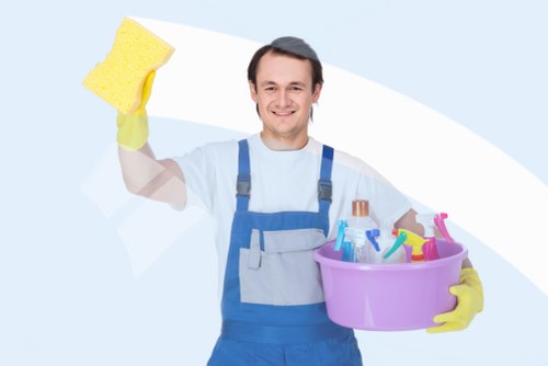 Bedroom mattress cleaning setup with fresh bedding nearby