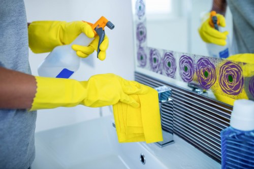 Routine cleaning of a shared corridor